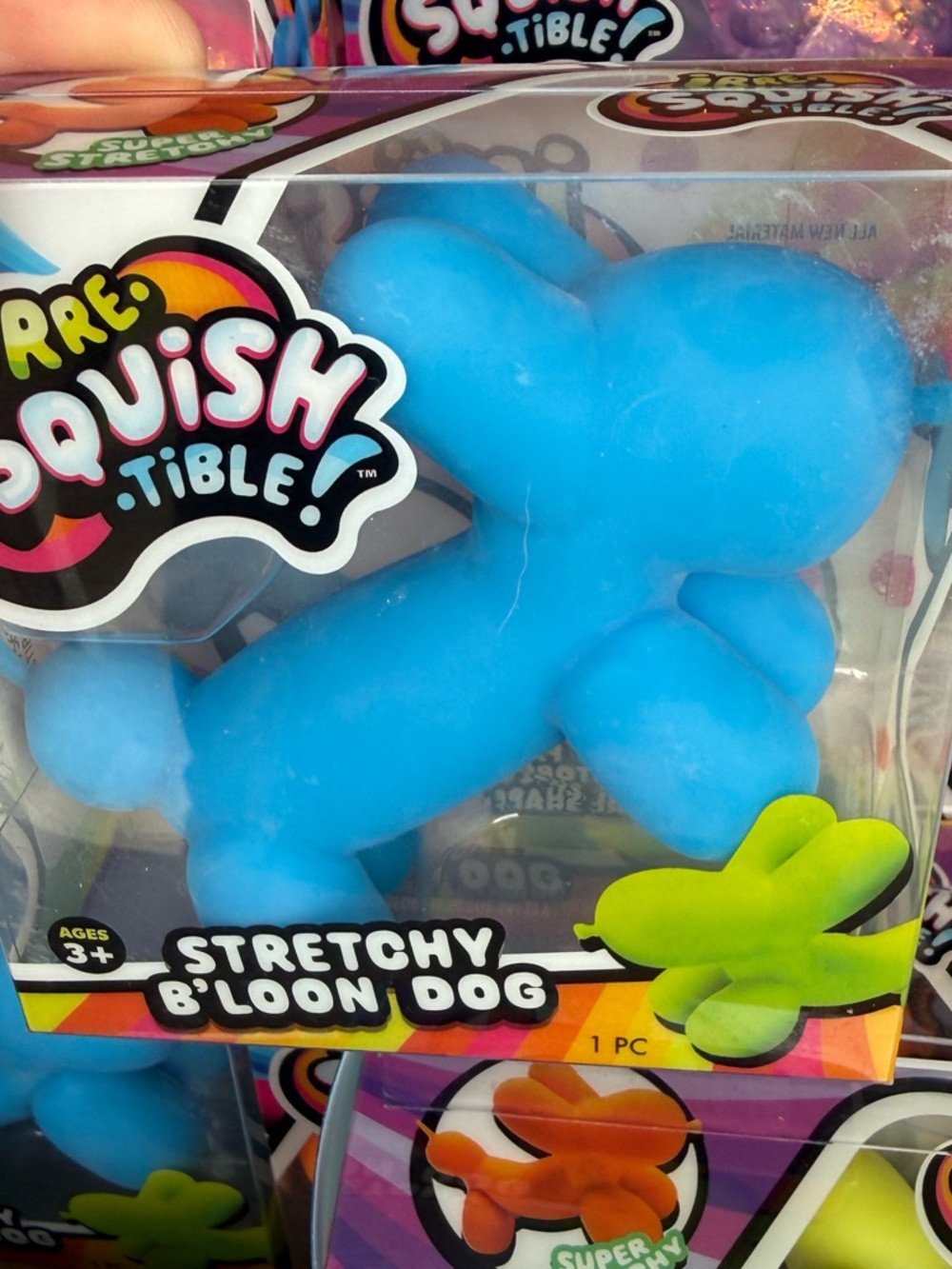 single - Irre Squish Tible Stretchy Sand Balloon Dog sensory Toy - Picture 8 of 14